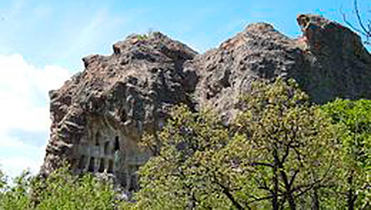 Thracian fortress of Orlovi Skali (Eagle's Rocks) Peak