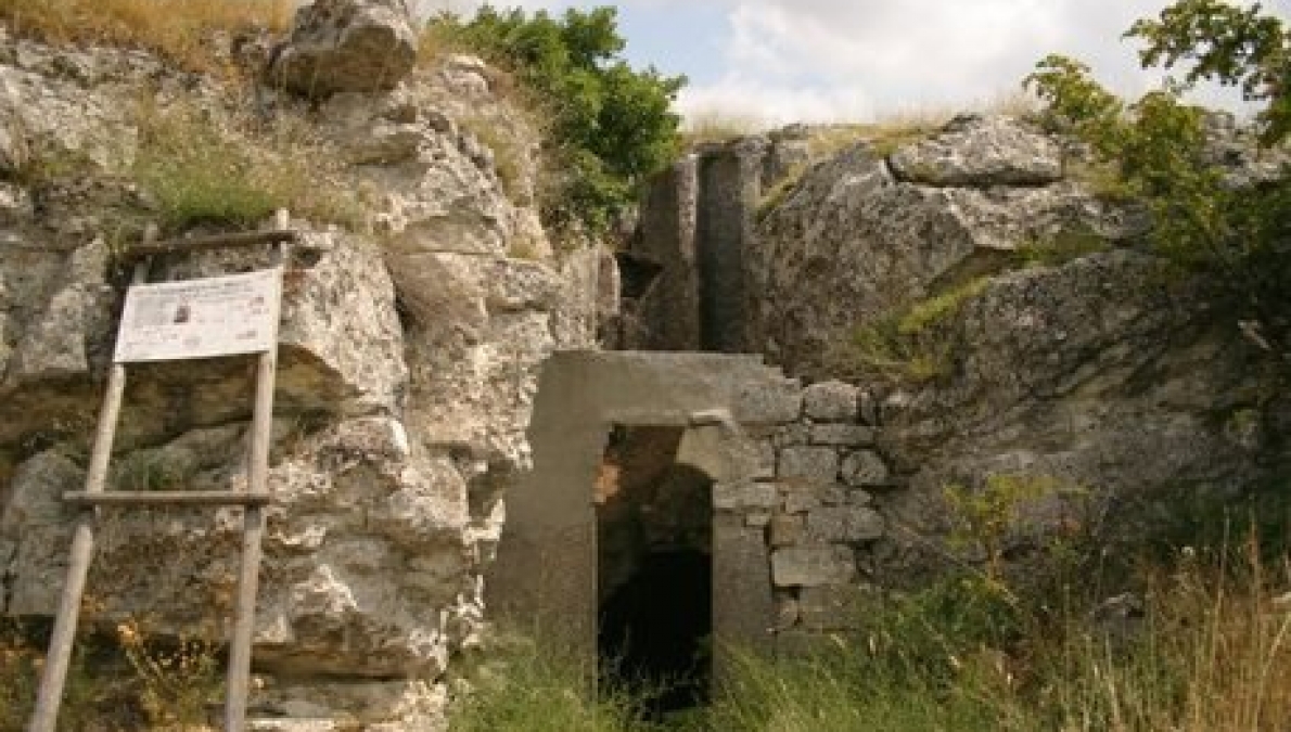 Rock church, village of Mihalich